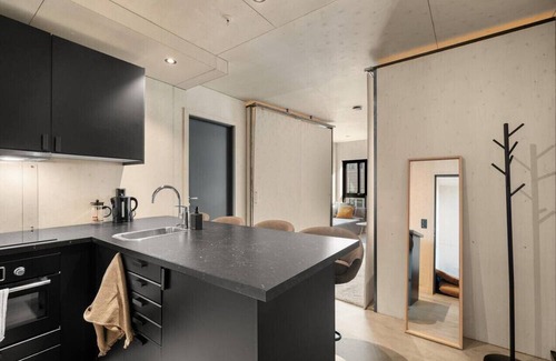 Bergen City Centre Apartment | The Double Date I Architectural I Free Parking!