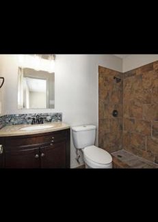 Houston House | Big room with a private bathroom