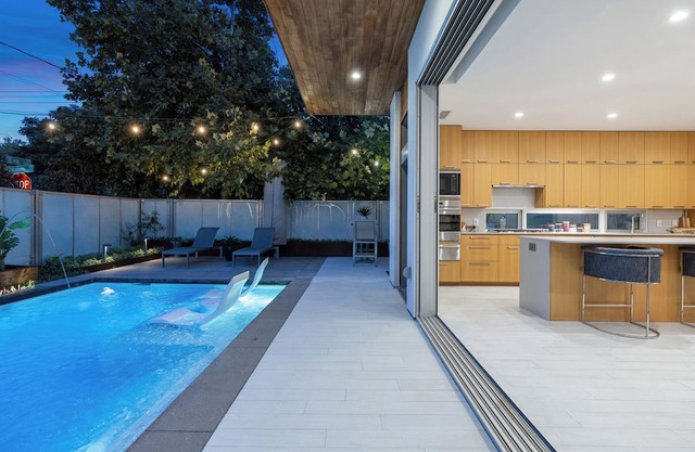 Luxury home with pool & sauna steps from South Congress