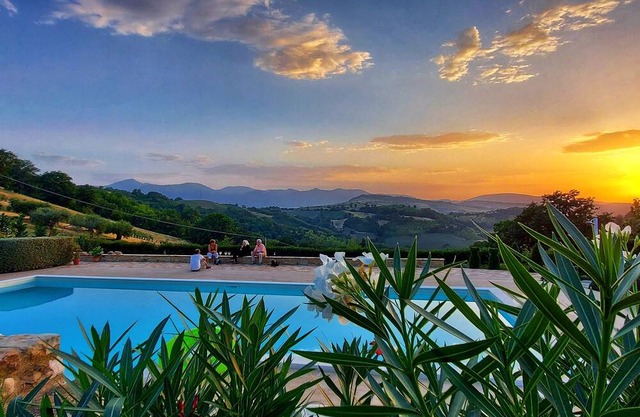 San Isidore, a meticulously restored historic Italian home with a stunning pool.