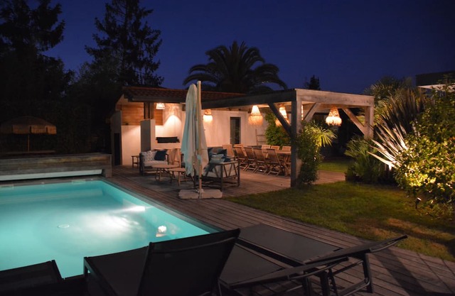 Capbreton (40) - Charming contemporary villa - beach 300m- heated pool