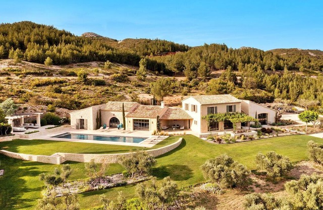 Experience the height of luxury in this air-conditioned vacation villa for up to 12 guests, nestled