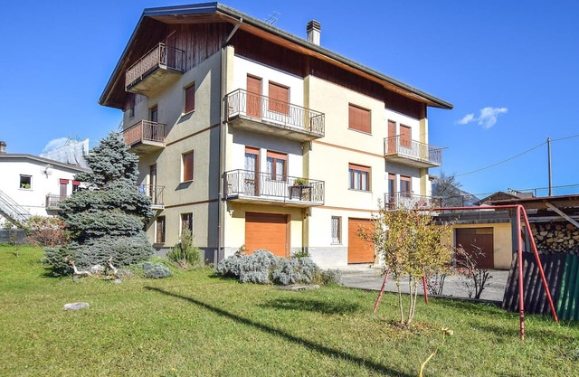 Look forward to a wonderful view of the countryside in this vacation apartment.