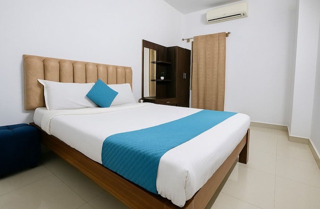 Cozy retreat 3-bedroom apartment in enchanting Mysuru with AC