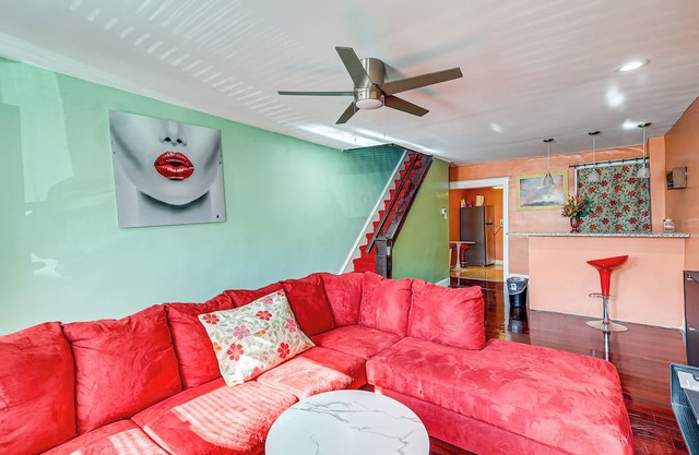 Walk to Subaru Park: Retro Townhome w/Patio