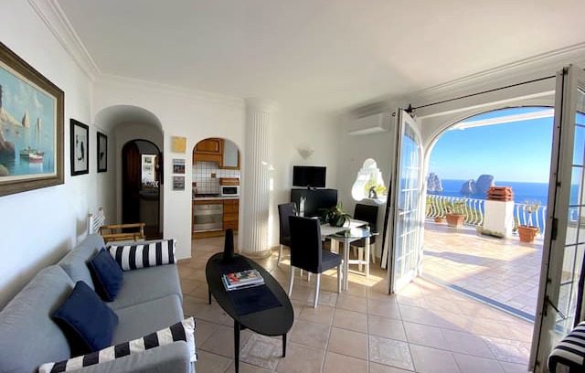 Marina Piccola Apartment | Casa Fiore - Top floor - Sea view