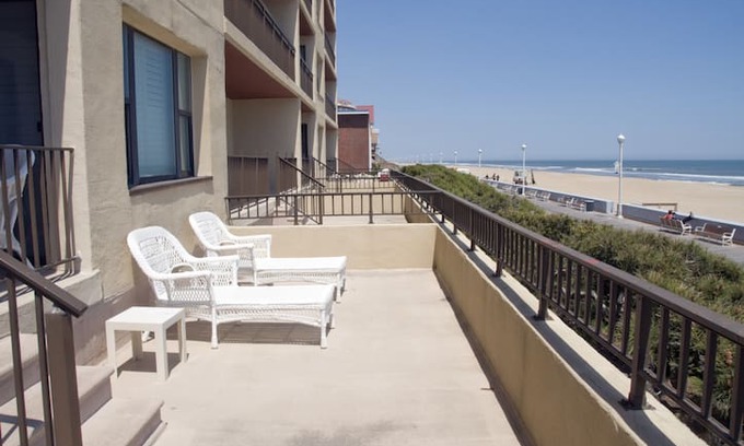 Ocean City Apartment | Ocean Hideaway 104 - Direct Oceanfront on Boardwalk