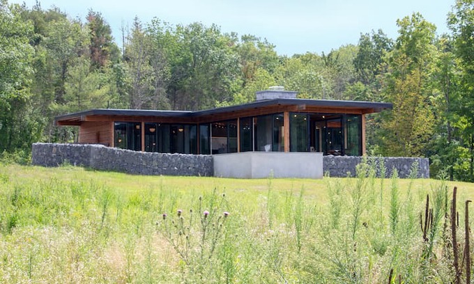 Hudson House | Hudson Pool House-Modern meets Rustic