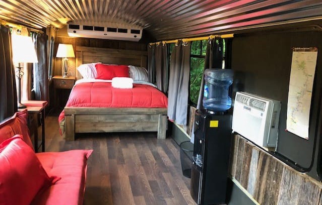 Paw Paw RV Rental | The BUS at Canal Cabins.
