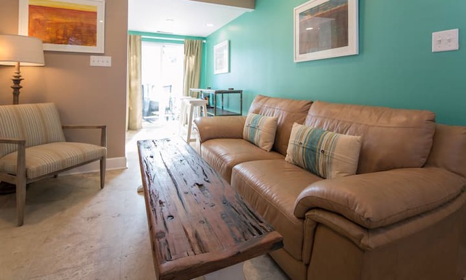 Tybee Island Apartment | Paradise at Pavilion Walk:3 Blocks to Beach & Pier