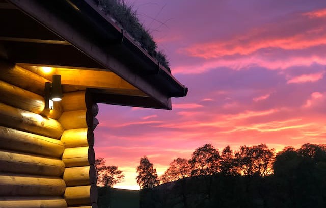 Pitlochry Cabin | “The Hayloft” Luxury Log Cabins with hot tubs