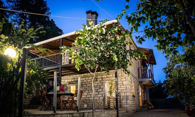 Zagori Villa | Zagori traditional house, Jacuzzi and amazing view