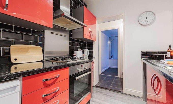 Hartlepool House | Double bedroom with fitted wardrobes