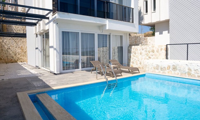 Kas Villa | Private Pool & Garden Villa- All Rooms w/AC