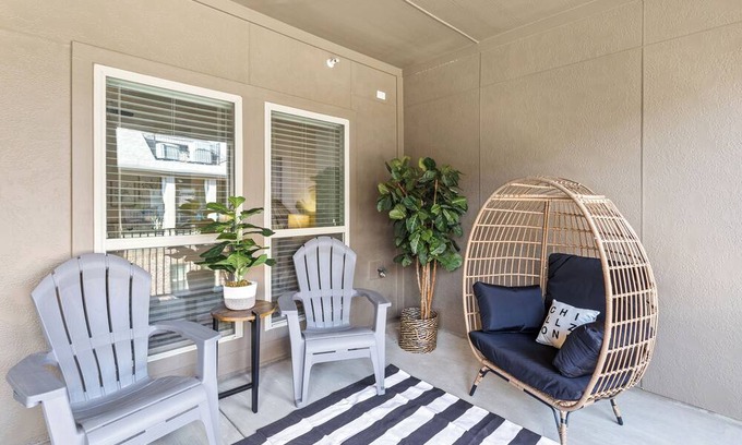 The Colony House | Fully furnished, modern townhouse. Two primary suites with King beds, Smart TVs