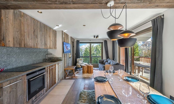 Courchevel Villa | Apartment Olivia - Three Bedroom Villa, Sleeps 6