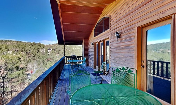Ruidoso House | Summit View Lodge | Spacious Home + Game Room & Mountain Views