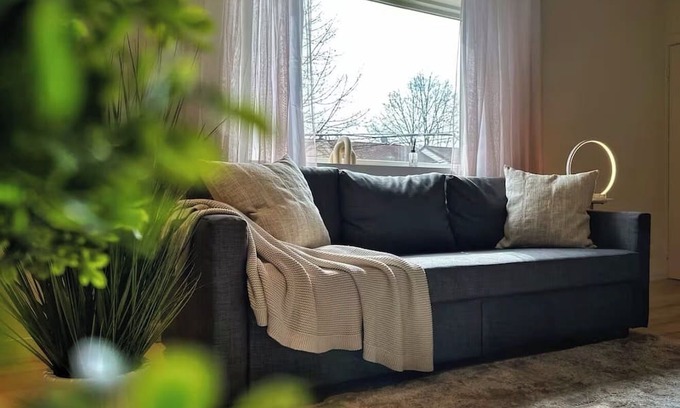East Allegheny Apartment | KING BED Private Patio & Parking Central Stay