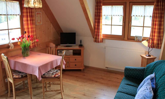 Hinterzarten Apartment | Apartment 'Feldberg' with Shared Garden, Balcony and Wi-Fi