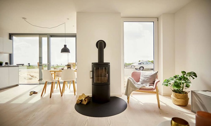 Fehmarnsund House | "Luxurious beachfront villa with sea view and sauna!"