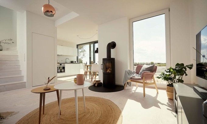 Fehmarnsund House | "Villa White II: enjoy modern comfort and relaxation by the Baltic Sea!"