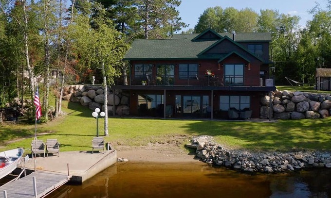 Tower House | Wow! Waterfront Shoreline Home on Lake Vermilion near Giants Ridge Ski Resort