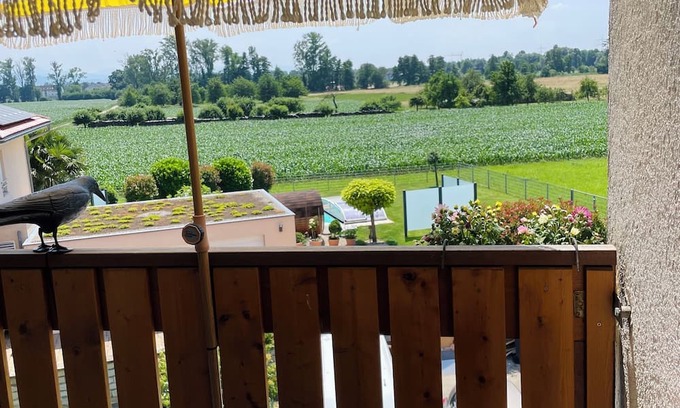 March Apartment | Cozy apartment with a great view of the countryside and some extras