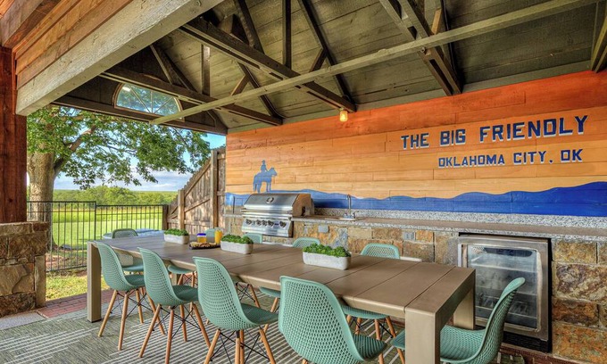 Oklahoma City House | Amazing family home with AC, heated year-round pool, hot tub, game room and more