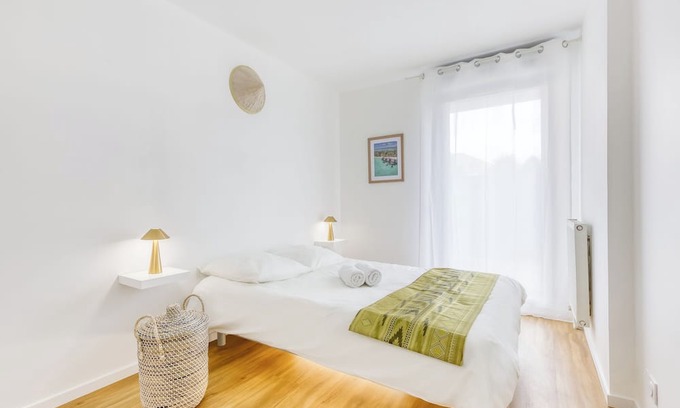 Saint-Ouen-l'Aumone Apartment | T3 Terasse Parking Gare-Paris 30 min - St Ouen 95