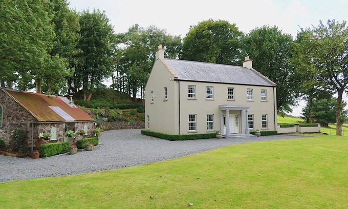 The Sheddings House | Stunning Georgian country retreat with countryside views of the Braid Valley