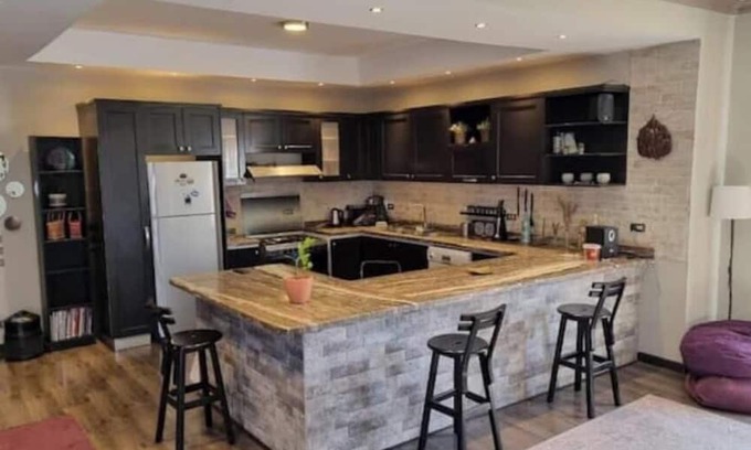 Sheikh Zayed City Apartment | 4-bedroom apartment in charming Beverly Hills with pool