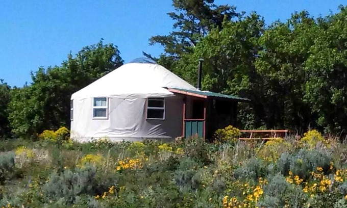 Pocatello Cabin | Secluded Cozy Yurt for Luxury Camping near Pocatello, Idaho