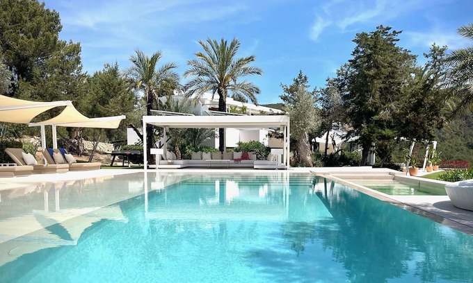 Sant Josep de sa Talaia Villa | My Rental Homes | Villa The Marvel with amazing sea view, two pools, garden