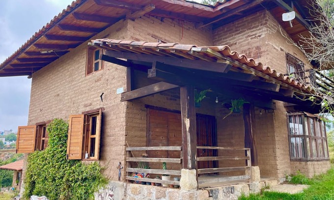 Zacatlan Cabin | Adobe and Stone Cabin