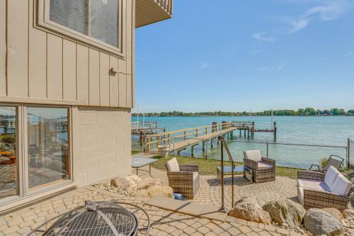 St. Clair House | Spacious Riverfront Home with Dock in St Clair!